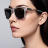 Square-Frame Sunglasses Cartier