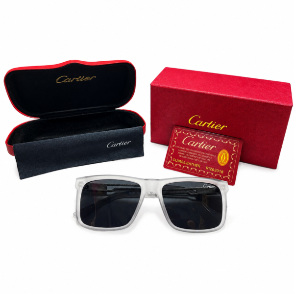 Square-Frame Sunglasses Cartier